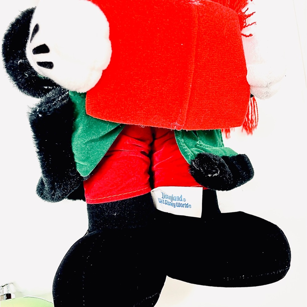 Disney Minnie & Mickey Mouse Plush Standing Carolers 17” Like New! - Picture 9 of 13